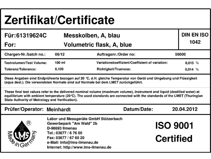certificate of shipment
